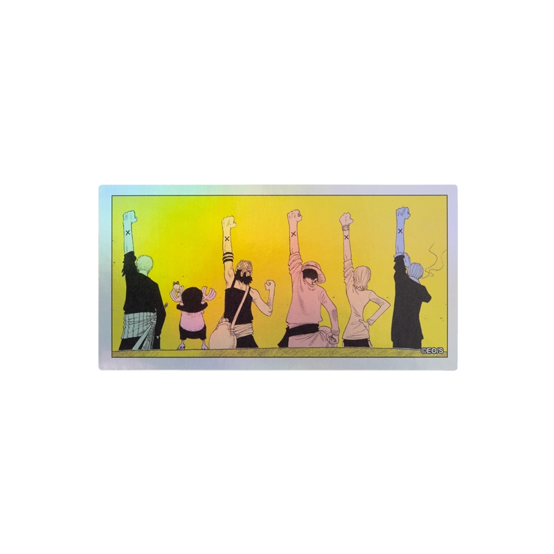 [Pre-order] [Made-to-order] JUMP Store Limited "ONE PIECE" HOLOGRAM KOMA STICKER - A symbol of friendship